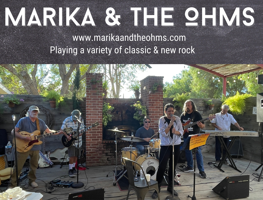 Marika and the Ohms Santa Barbara Rock Band