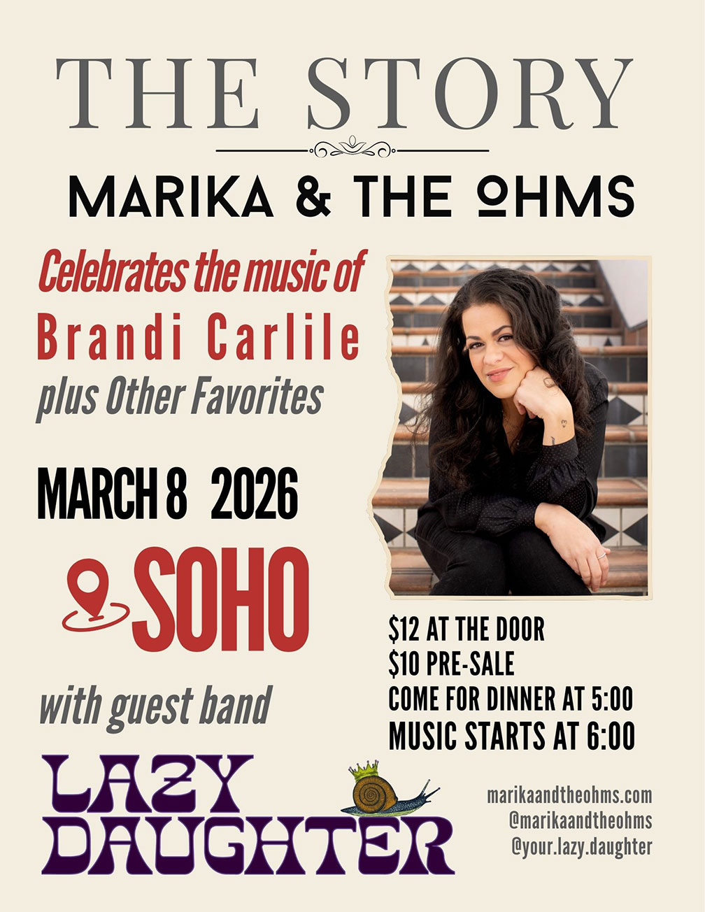 Marika and the Ohms play Brandi Carlile at SoHo Santa Barbara